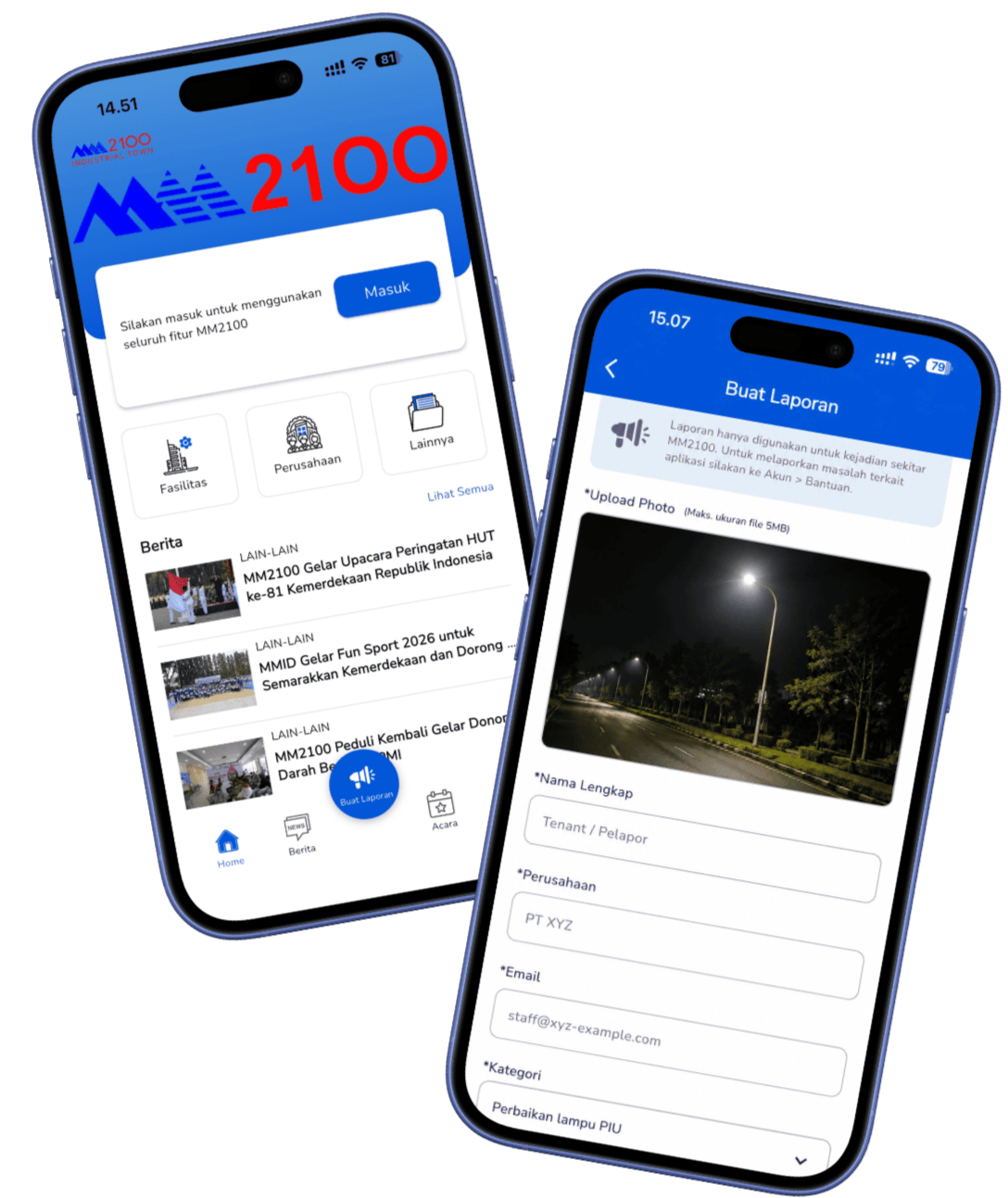 MM2100 Mobile App Mockup